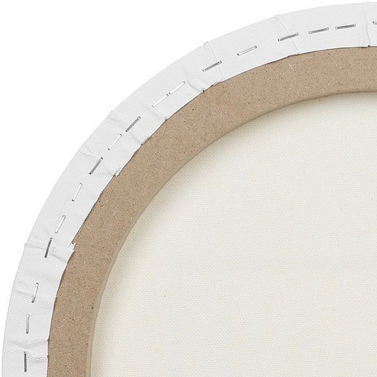 Холст на подрамнике овальный Малевичъ, хлопок 380 г, 20x30 см — картинка 4