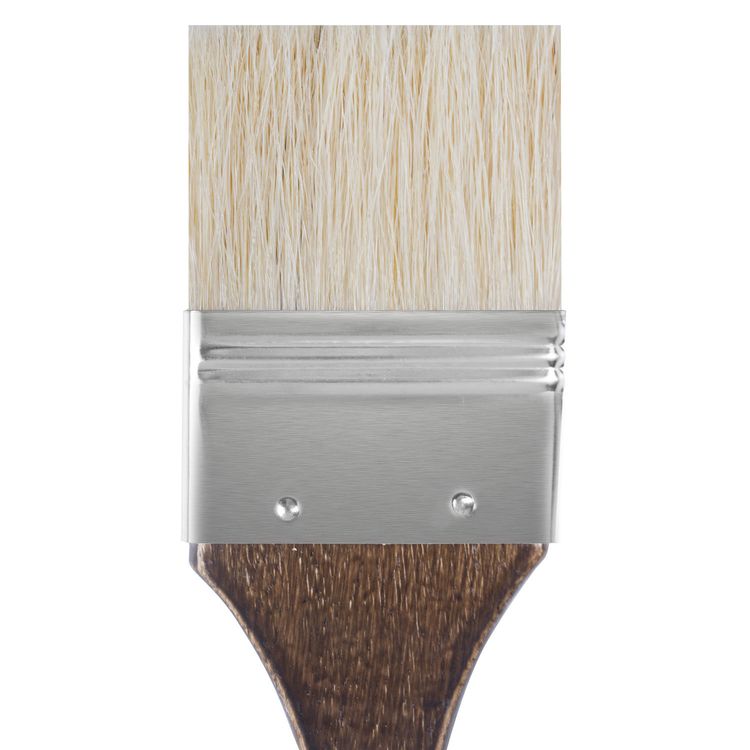 Кисть художественная профессиональная Art Classic, щетина, флейц, № 50, короткая ручка, Brauberg — картинка 3