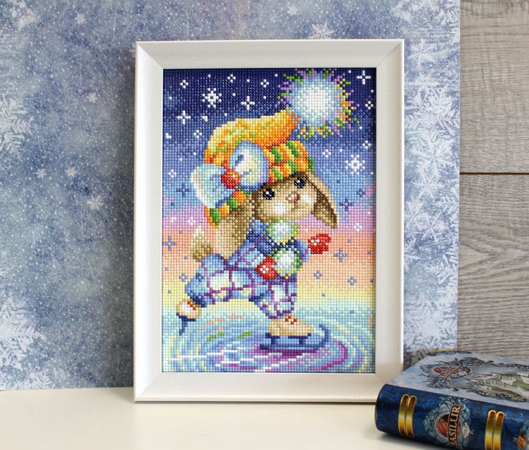 Алмазная вышивка «Модная фигуристка» — картинка 3