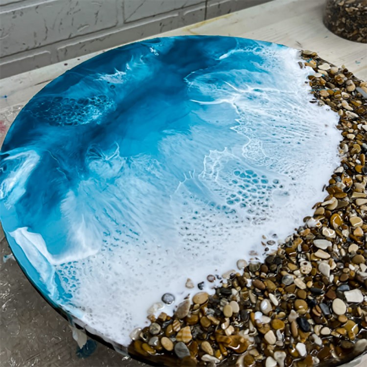 Особо вязкая смола для рисования Aquaglass Heavy 1500 грамм, RU-SMOLA — картинка 12