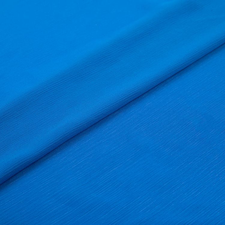 Ткань блузочная Poly Chiffon, 120 г/м2, 2 м х 147 см, цвет: светло-синий, Gamma