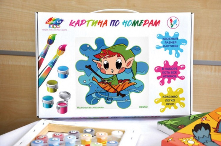 Картина по номерам «Маленькая лодочка» — картинка 2