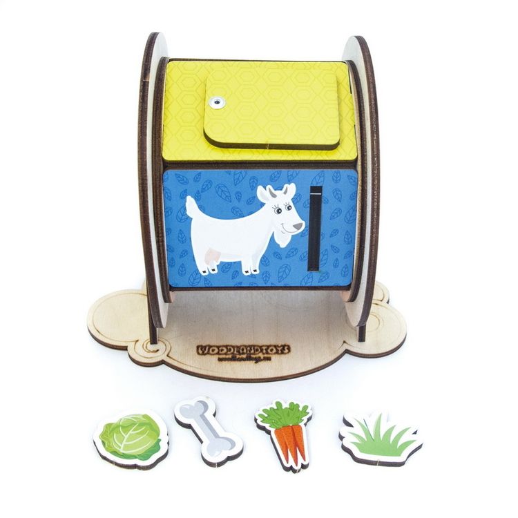 Развивающее пособие из дерева «Барабан. Ферма» — картинка 2