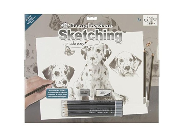 Набор для скетчинга «Далматины» — картинка 2