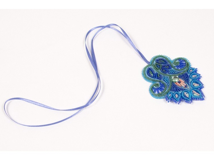 Набор вышивки бисером «Подвеска Морозный узор» — картинка 2