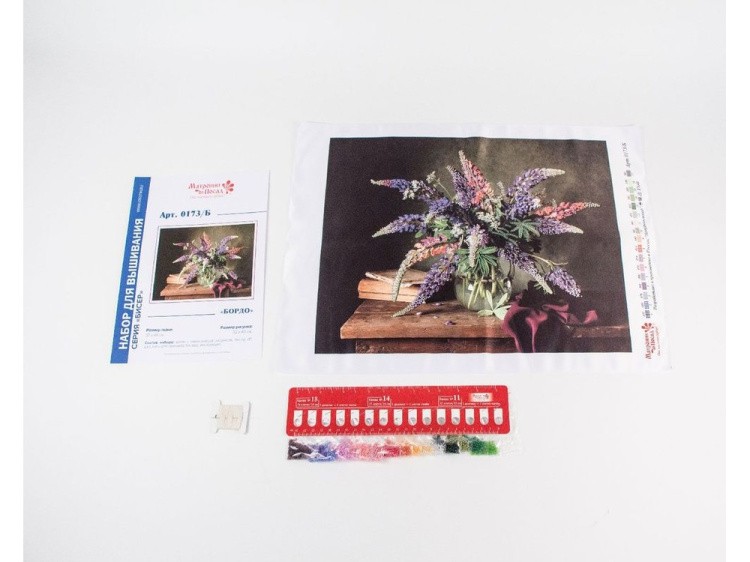 Набор вышивки бисером «Бордо» — картинка 3