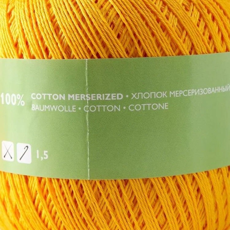 Пряжа Семеновская IRIS max (216), канарейка 5 шт. по 100 г — картинка 5