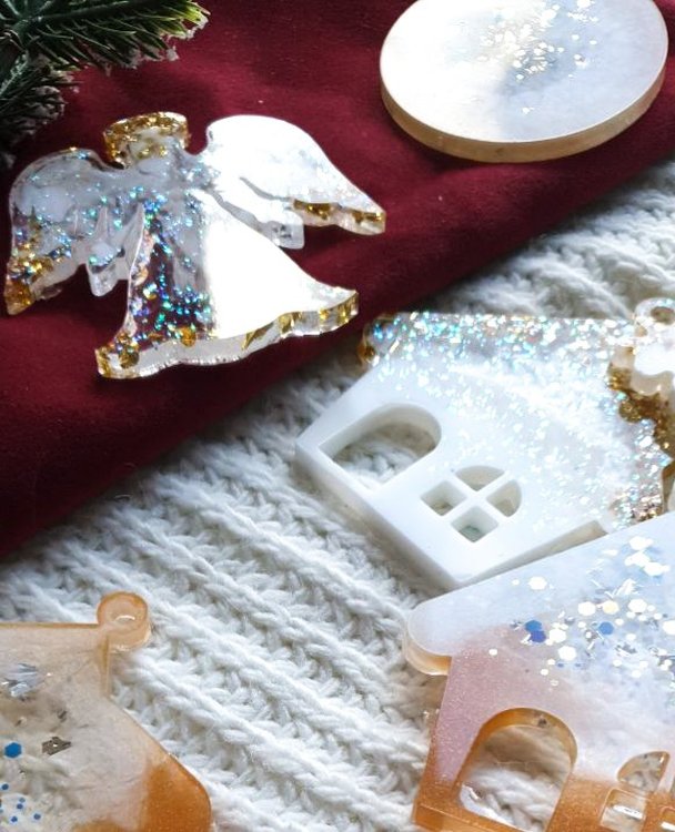 Набор для создания 12 шт. елочных игрушек №1 Resinart_Minsk — картинка 6