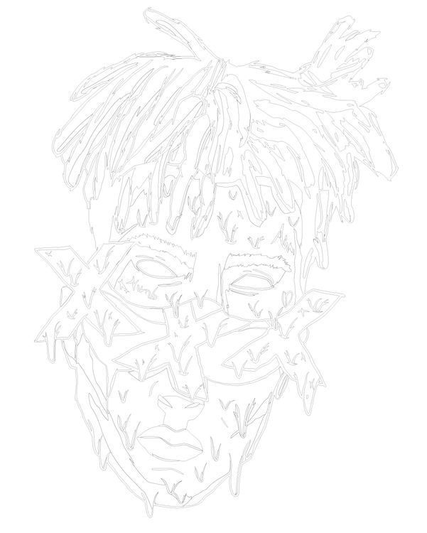 Картина по номерам «XXXTENTACION 9» — картинка 3