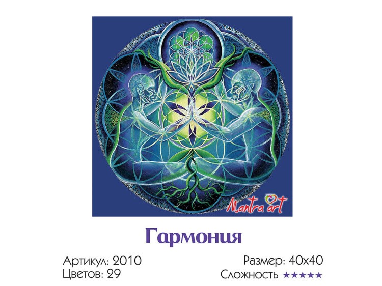 Картина по номерам «Гармония» — картинка 3
