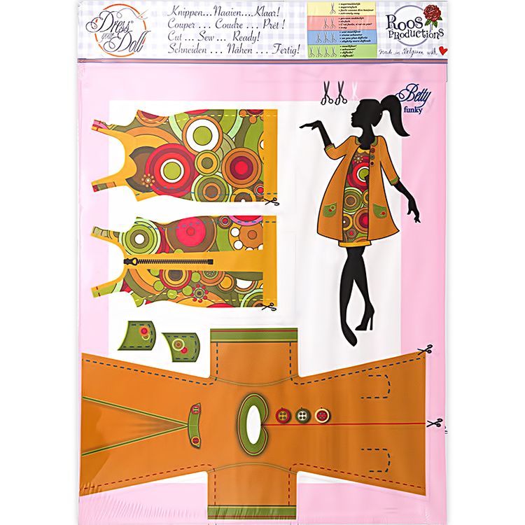 Набор для шитья «Одежда для кукол Betty Funky №2» — картинка 2