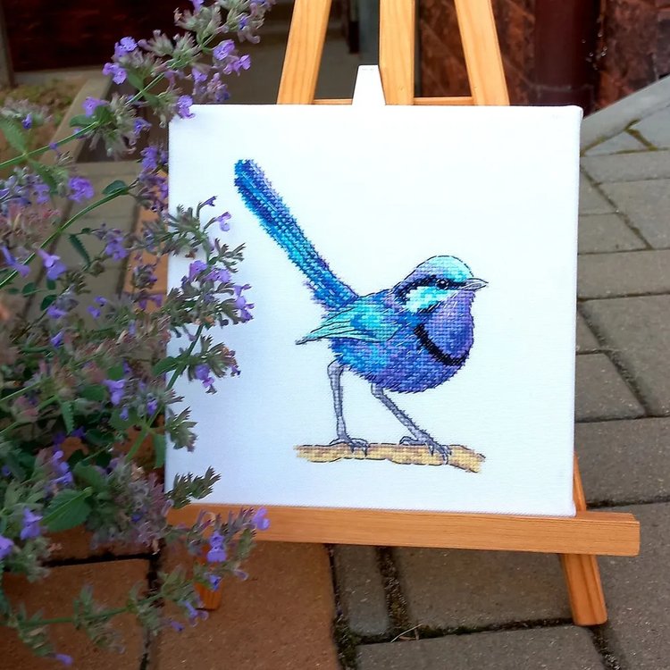 Набор для вышивания «Синий крапивник» — картинка 2