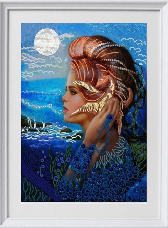 Рисунок на ткани «Шум моря»