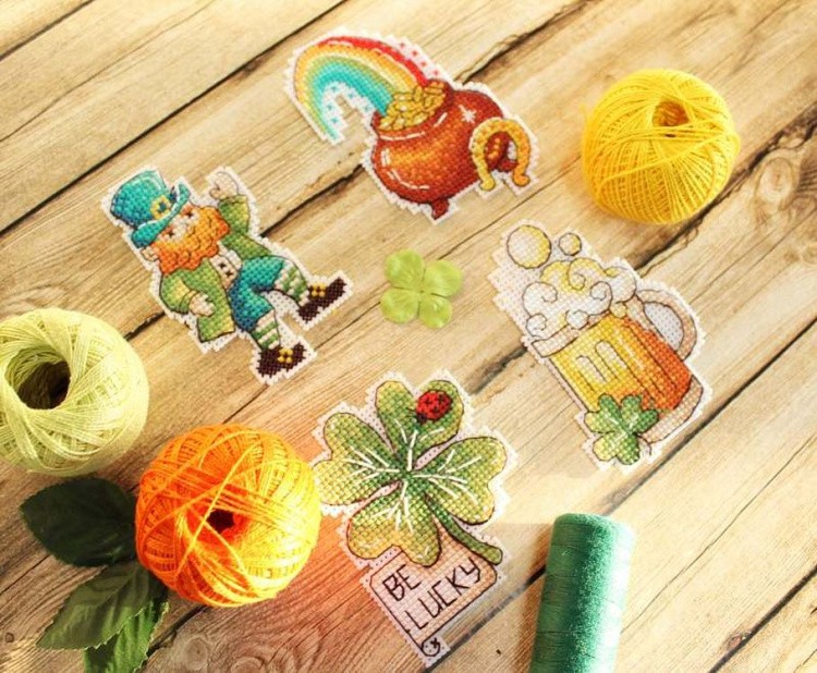 Набор для вышивания «День Святого Патрика. Магниты» — картинка 2