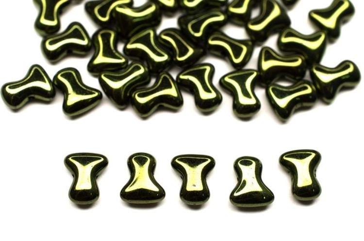 Бусины Preciosa (Чехия) TEE 111-01364-00, 10 г, цвет: 23980-14495 зеленый — картинка 2