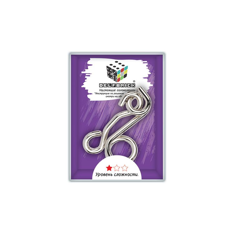 Головоломка металлическая Петельки, 2 элемента — картинка 2