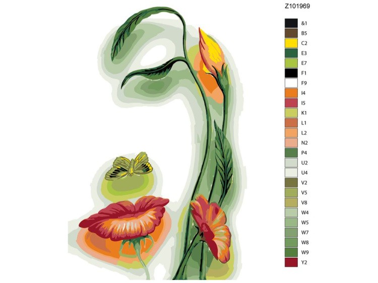 Картина по номерам «Лицо» — картинка 2