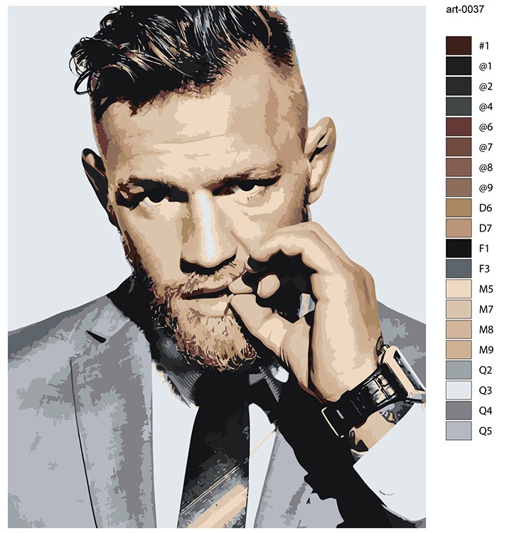 Картина по номерам «True man» — картинка 2