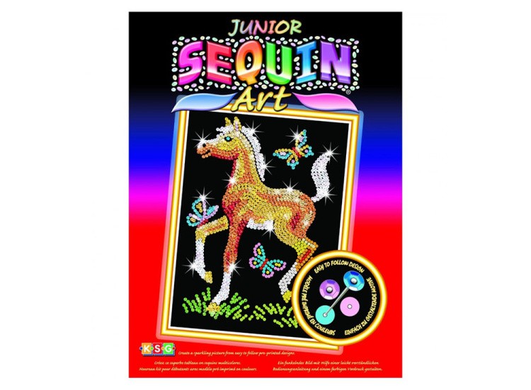 Мозаика из пайеток «Жеребенок» — картинка 2