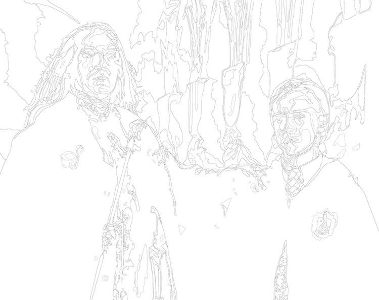 Картина по номерам «Гарри Поттер: Драко и Люциус Малфой 2» — картинка 3