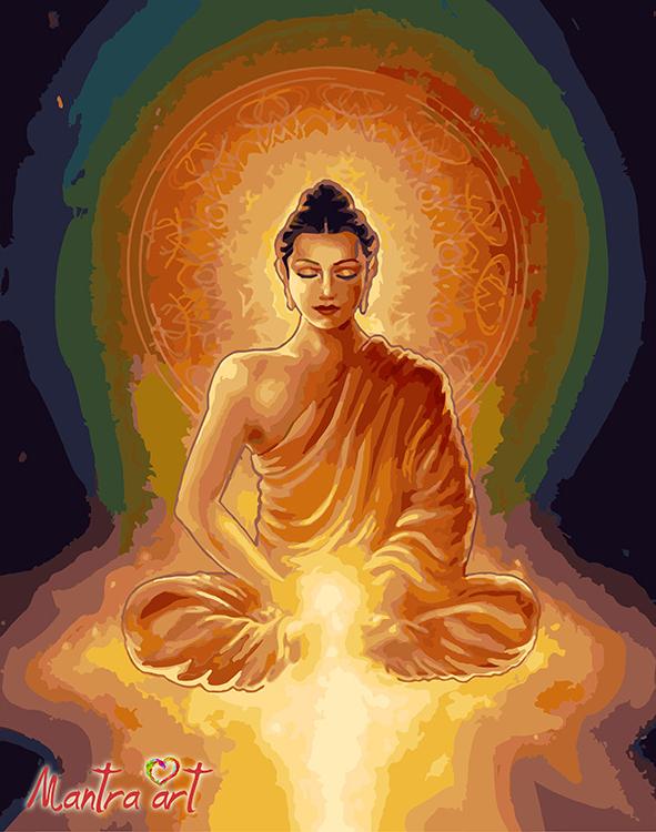 Картина по номерам «Будда просветление»