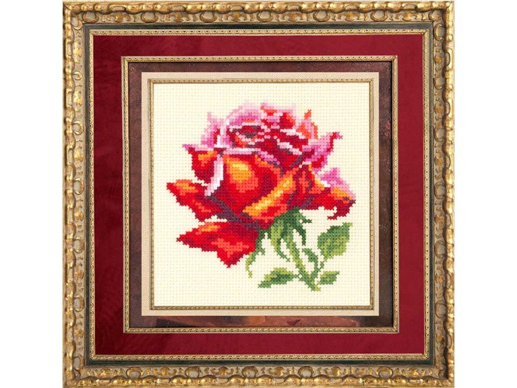 Набор для вышивания «Красная роза» — картинка 3