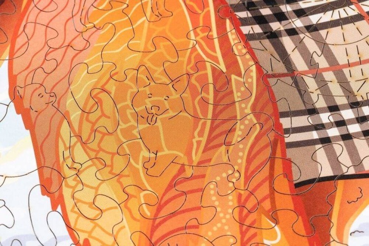 Деревянный пазл Wood Trick «Величественный Корги» — картинка 3