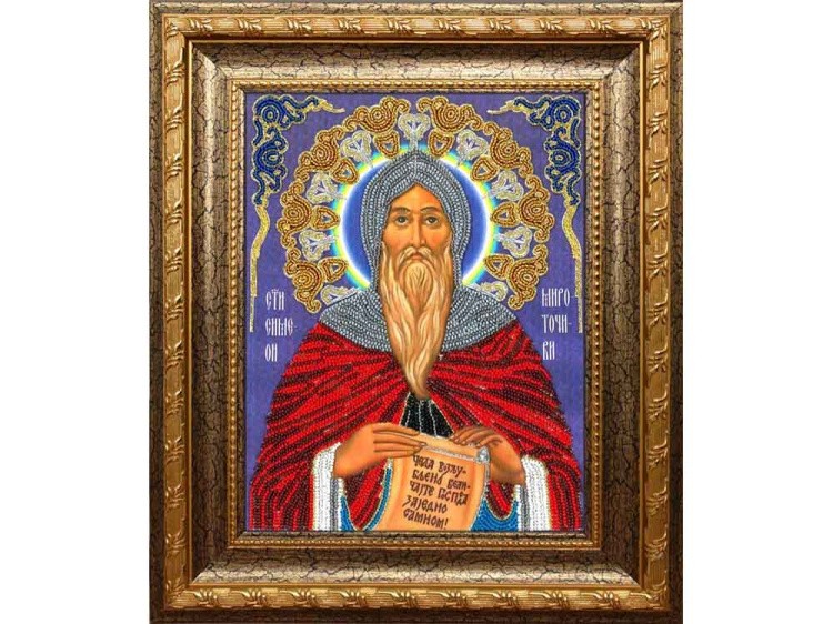 Набор вышивки бисером «Святой Симон Мироточивый» (трунцал) — картинка 2