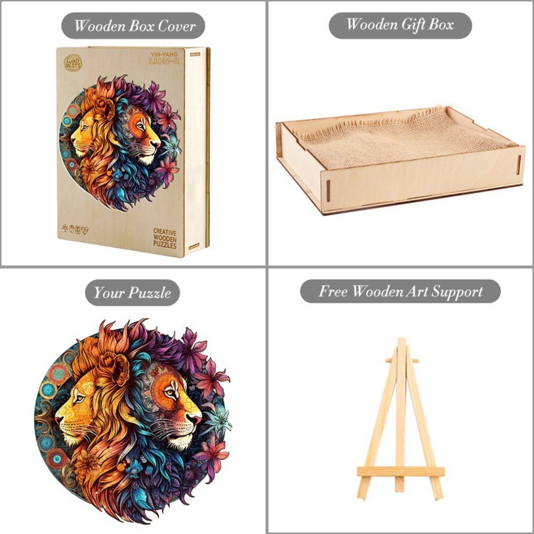 Деревянные пазлы «Король Лев M», Woodbests — картинка 6