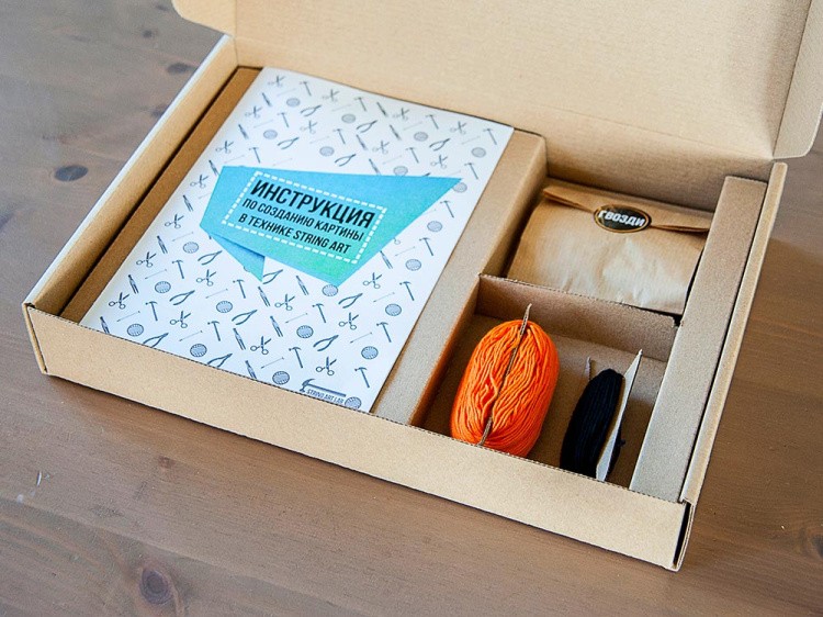 Набор для творчества STRING ART «Лиса» — картинка 5