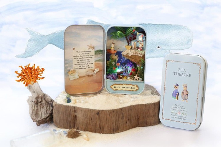 Сборная модель Румбокс. Домик в шкатулке «Остров приключений» — картинка 2