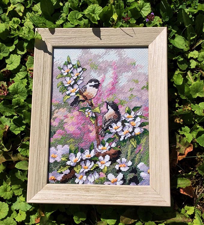 Набор для вышивания «Снегири весной» — картинка 4