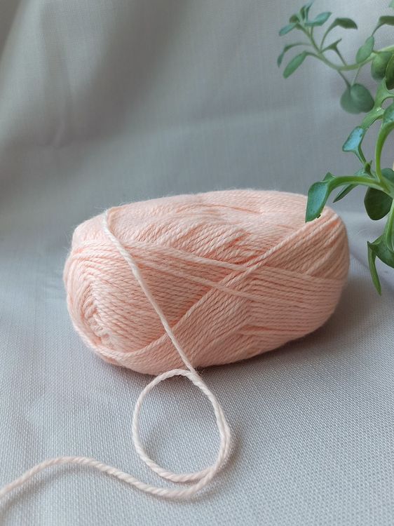 Пряжа Камтекс Бамбино (037), персиковый, 5 шт. по 50 г — картинка 3