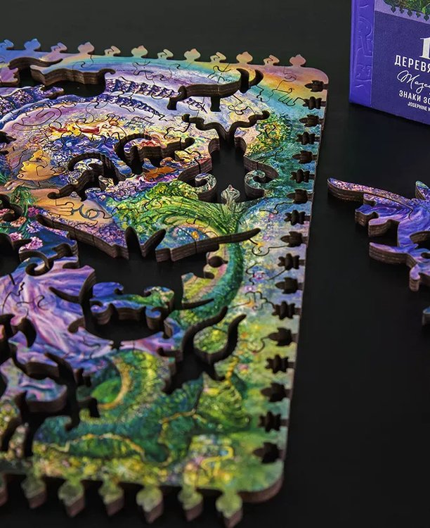 Деревянные пазлы DAVICI «Знак зодиака. Козерог» — картинка 6