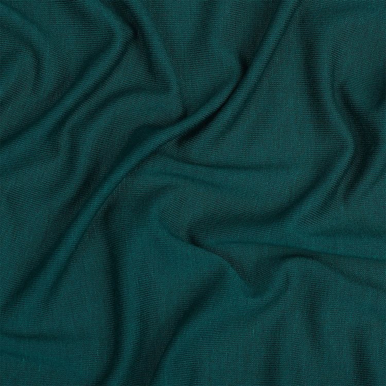 Ткань Вискоза трикотаж, 6 м, ширина 185 см, 210 г/м², цвет: петроль, TBY — картинка 2