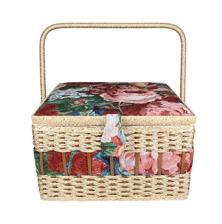 Шкатулка для швейных принадлежностей «Пионы» — картинка 2