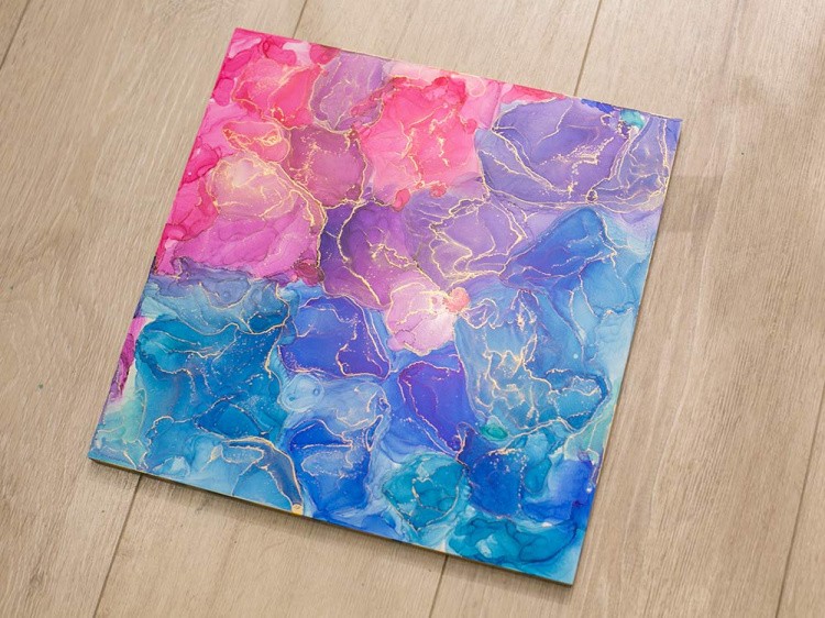 Набор для рисования алкогольными чернилами, планшет 30х30 см, Art Blong — картинка 3