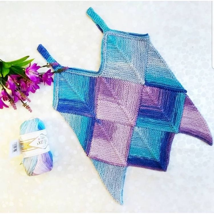 Пряжа ALIZE Bahar Batik Design (3299), сине-белый, 5 шт. по 100 г — картинка 5