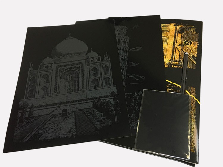 Скретч-набор «Пизанская башня и Тадж-Махал» — картинка 4