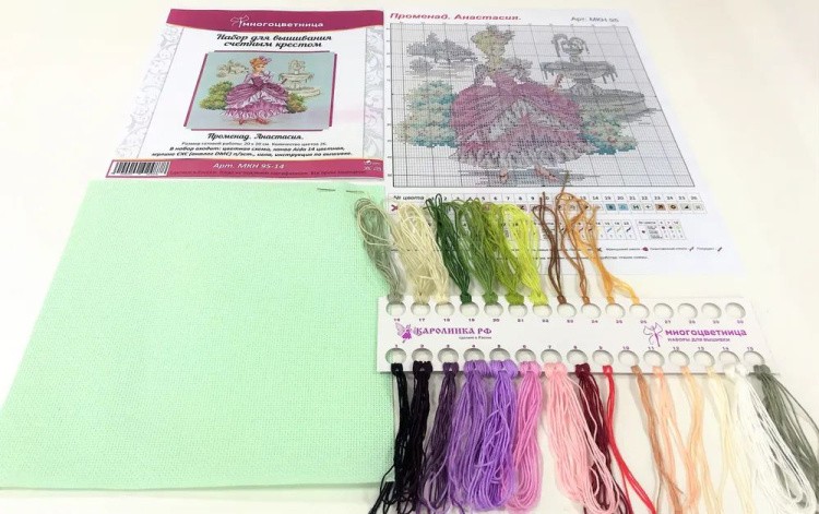 Набор для вышивания «Променад. Анастасия» — картинка 4