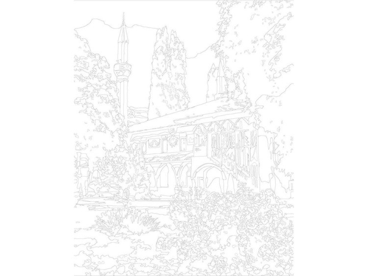 Картина по номерам «Ханский дворец» — картинка 3