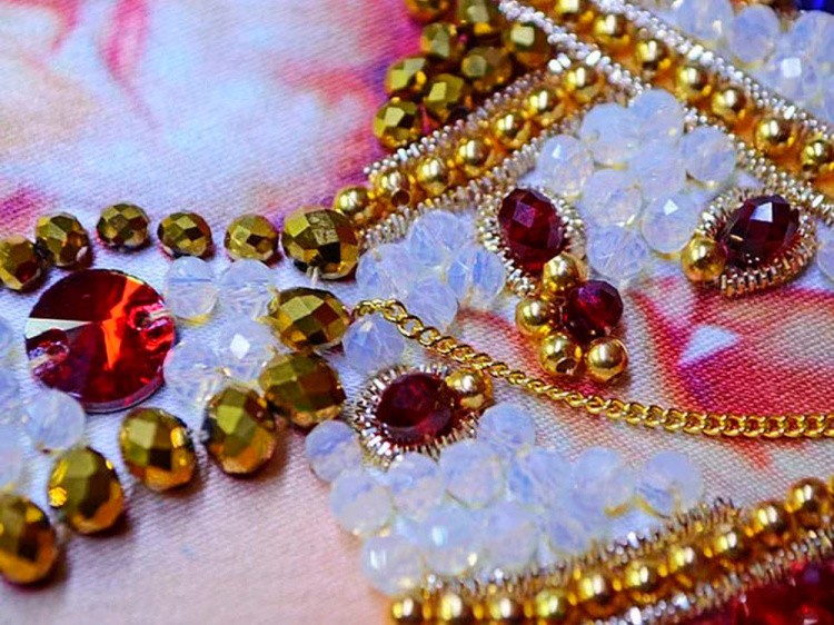 Набор вышивки хрустальными камнями «Святой Николай Чудотворец» — картинка 5