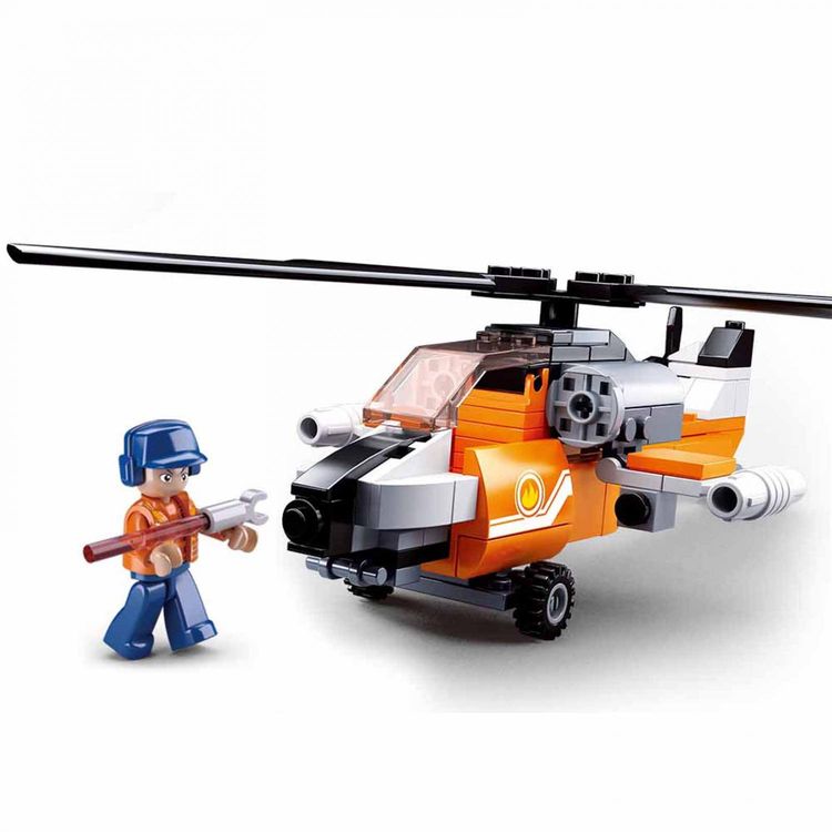 Конструктор «Авиация. Пожарный вертолет», 129 деталей — картинка 2