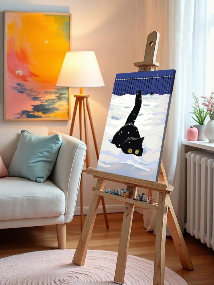 Картина по номерам «Зимняя охота» — картинка 9