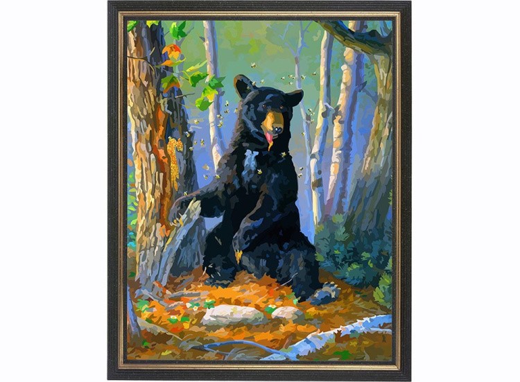 Открытка по номерам «Сладкоежка» — картинка 2