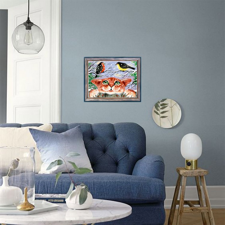 Картина по номерам «Наблюдатель» — картинка 6