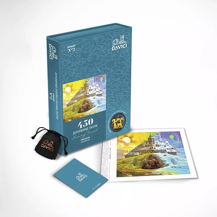 Деревянные пазлы DAVICI «Пробуждение» — картинка 10