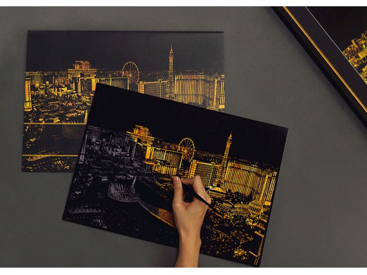 Скретч-картина «Лас-Вегас» — картинка 5