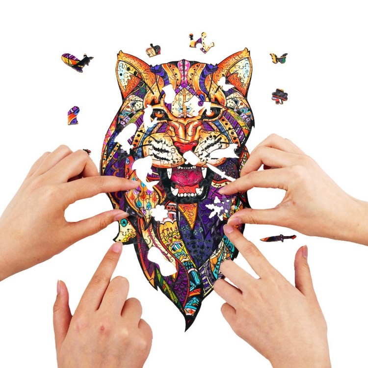 Деревянные пазлы «Африканский Леопард S», Woodbests — картинка 4