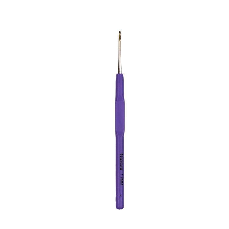 Крючок с прорезиненной ручкой, сталь, 1,7 мм, 13 см, Gamma